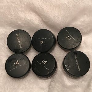 6 bare minerals loose eyeshadows